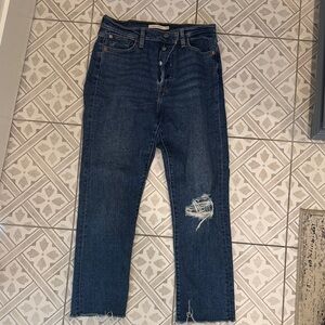 Women's Levi Wedgie Straight with raw hem